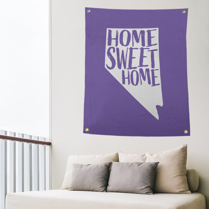 Tapisserie murale nevada doux pour la maison, H 59 po x l 50 po, Mauve