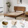 Fillmore Solid Wood Bed frame with Adjustable Headboard