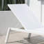Chaise longue de piscine d'extérieur moderne