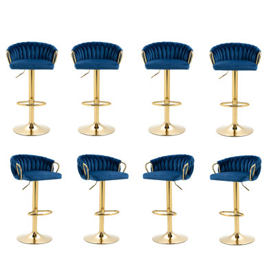 Tabouret de bar pivotant à hauteur réglable