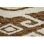 Tapis brun à motif de médaillon transitionnel Wallace-1095403439