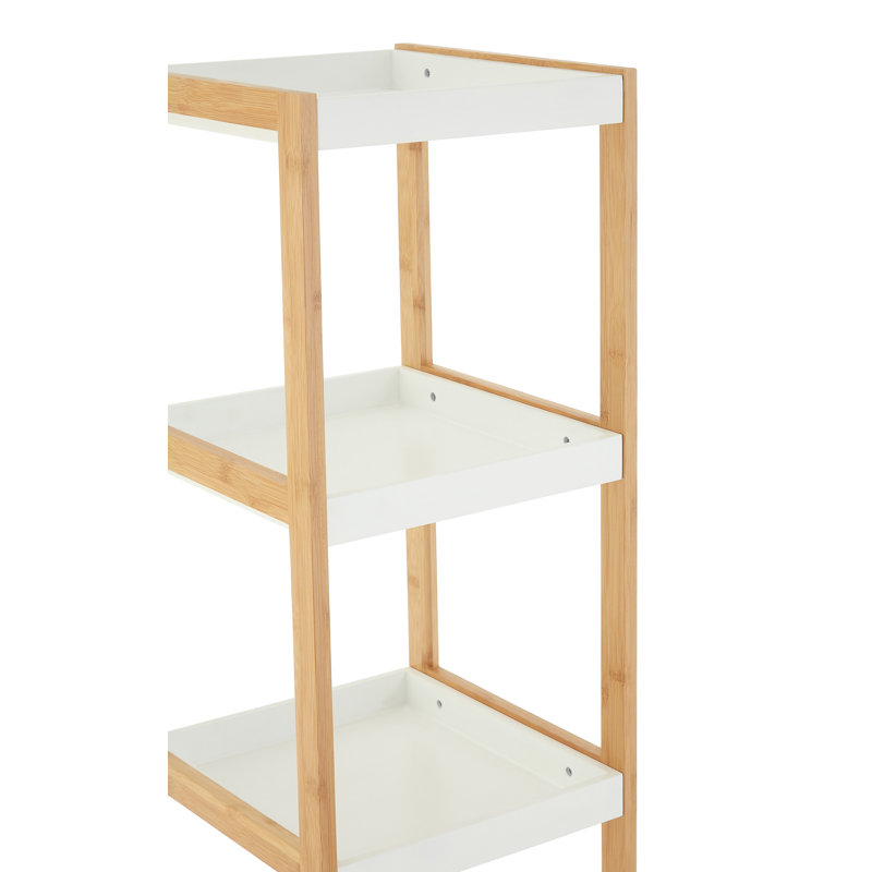 Aldaco 32cm W Solid Wood Shelving Unit