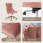 Chaise de bureau en velours et capitonnée-1112005692