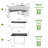 FSC Solid Pine L-shape Breakfast Nook Set Dining Corner Set With Charging, Storage & Reversible Bench (seats 3-5)