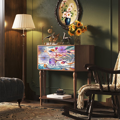 Armoire de rangement spacieuse avec tiroirs en bois massif