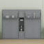 Dual Murphy Beds With Cabinets And Shelves-216933132