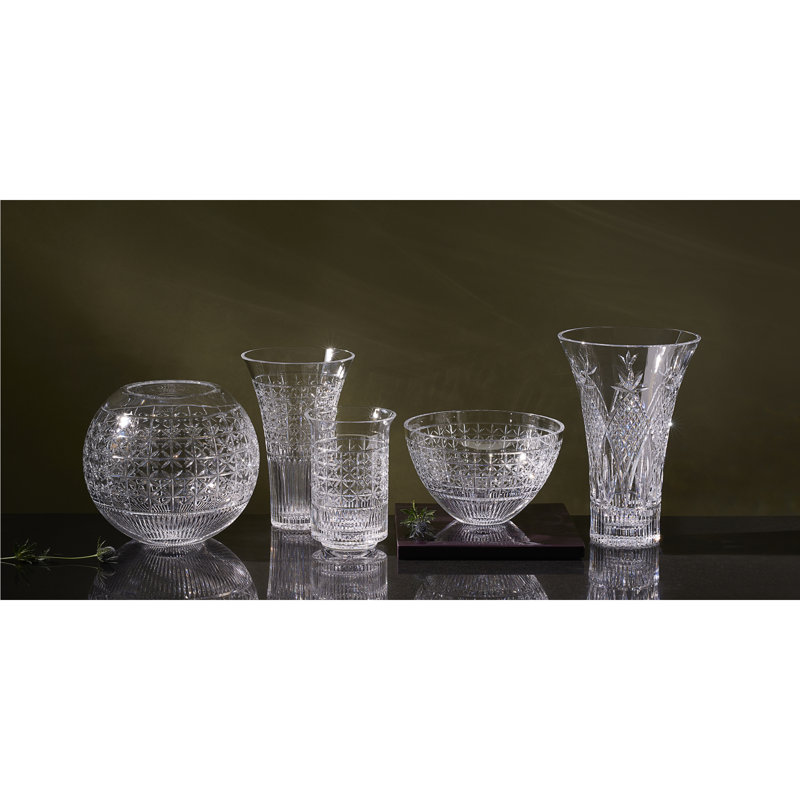 Clear 13.9" Crystal Table Vase