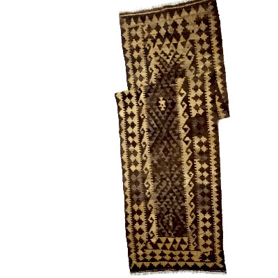 Recio Runner 80 cm x 300 cm Geometric Hand Woven Kilim Area Rug