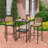 Solomie Rectangular Outdoor Bar Table-1053750654
