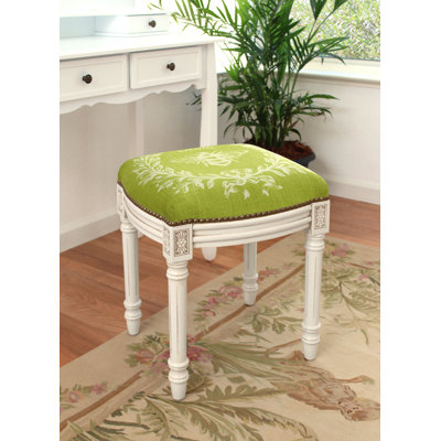 Billiot Solid Wood Accent Stool