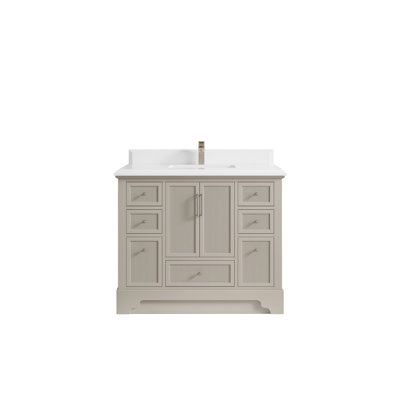 Meuble-lavabo simple 42 po avec plateau Alys