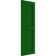 True Fit PVC Two Equal Flat Panel Shutters