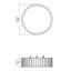 Ripado 1 - Light LED Flush Mount-68659655-68310714