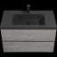 Meuble-lavabo mural moderne pour salle de bain