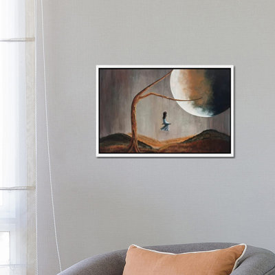 She Feels Memories by Moonlight Art Parlour - Painting on Canvas