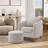 Amold Upholstered Barrel Chair with Storage Ottoman-1251081918