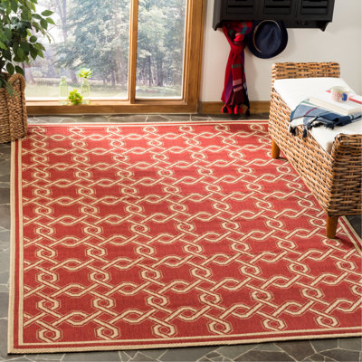Gonde Martha Stewart Performance Geometric Indoor/Outdoor Area Rug