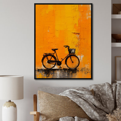 " Bicycle Orange Odyssey "