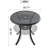 Cast Aluminum Patio Dining Table, Outdoor Table With A Umbrella Hole
