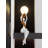 Light Luxury Abstract Figure LED Moon Lamp Ornament