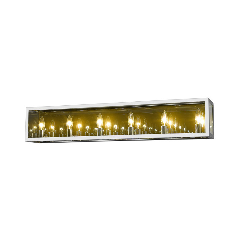 Éclairage de meuble-lavabo à intensité réglable 6 lumières Hadar, Chrome