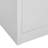 Locker Cabinet - Light Grey 35.4”X17.7”X36.4” Steel Storage Unit, Adjustable Shelves, Secure Locking Design-940508140