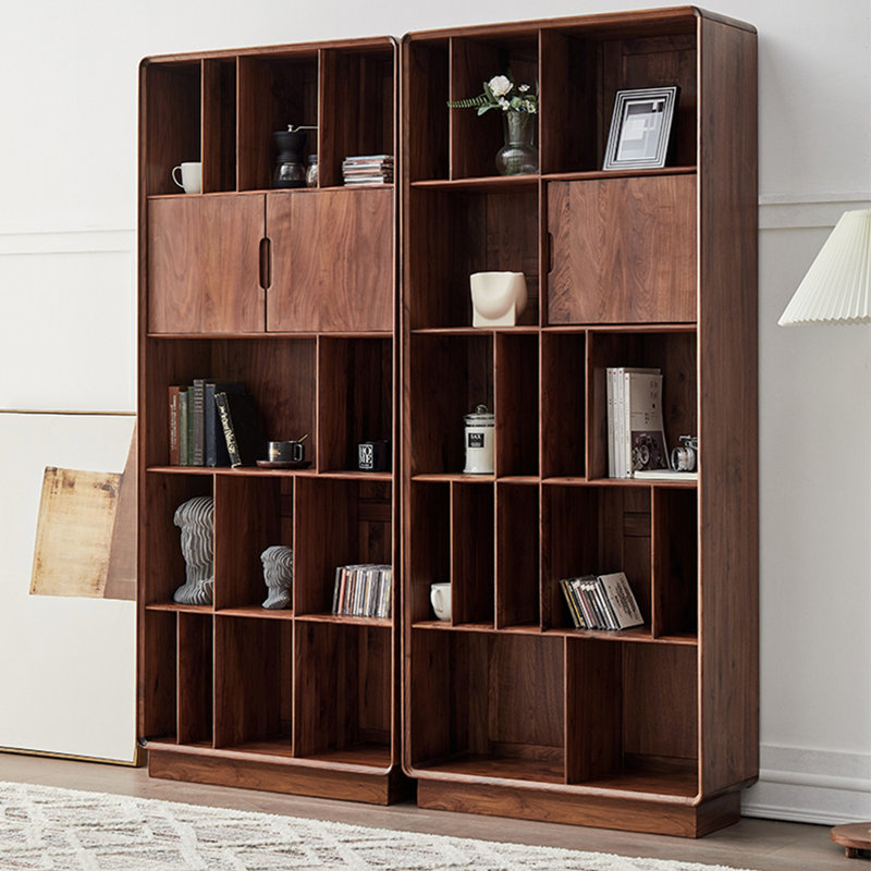 Bibliothèque en bois massif de haute qualité