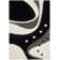 Ashal Abstract Black/Ivory Area Rug