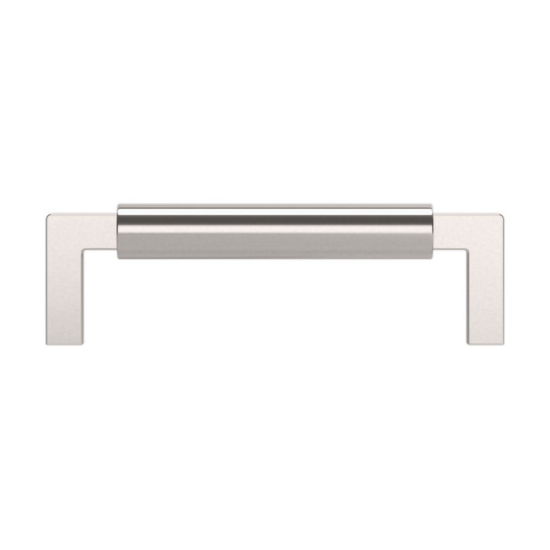 Polished Nickel Solid Brass Appliance Pull with Mounting Hardware
