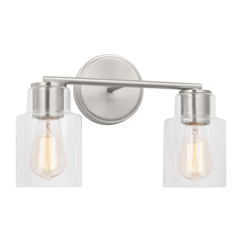 Sayward Vanity Light, Brushed Steel, 2