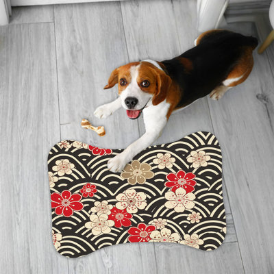 Japanese Heritage Designs - Tapis d'alimentation en os 1 pièce