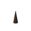 Lg Christmas Tree w/Wavy Pattern Walnut H 6.2" & Dia 5.6"
