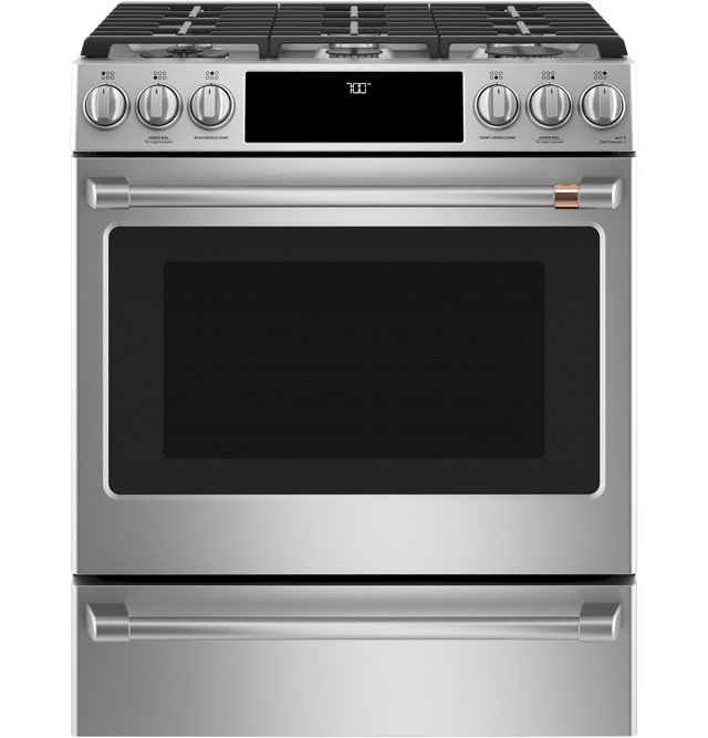 Café 30" 5.6 cu. ft. Slide-in Gas Range with Griddle