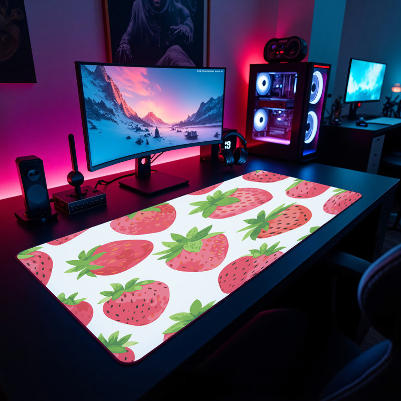 Polyester Desk Pad, 31.5x15.5