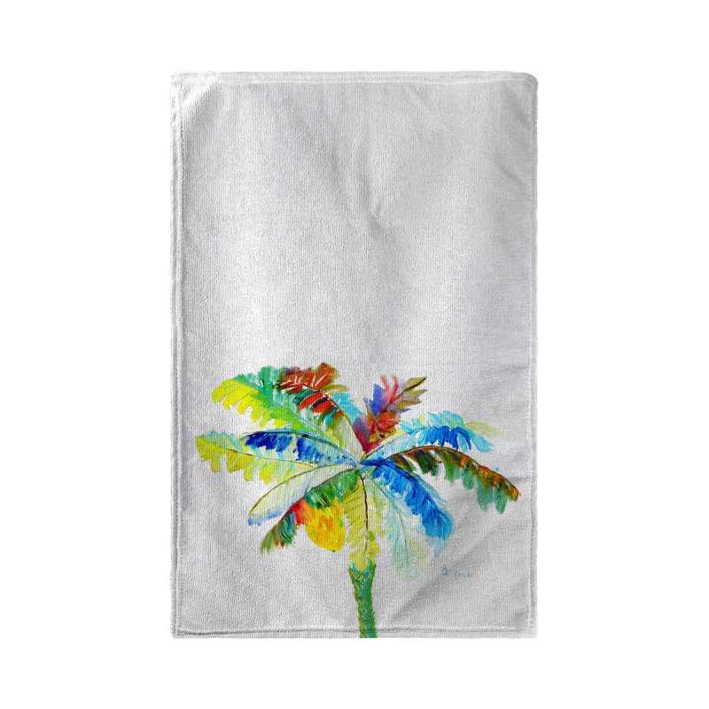 Serviette de grande palmier main