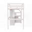 Twin Size Loft Bed with Stand-alone Bed, Storage Staircase, Desk &amp; Shelves - No Box Spring Needed, Solid Pine Wood-1427750225