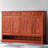 Rosewood Shoe Cabinet 22 Pair Solid Wood Shoe Storage Cabinet