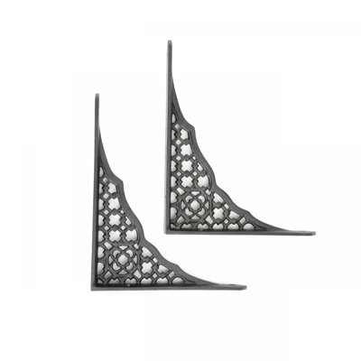 Aluminum Ornate Wall Shelf Bracket
