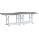 Berlin Gardens Garden Classic Regular Top With White Base Rectangular Counter Height Table