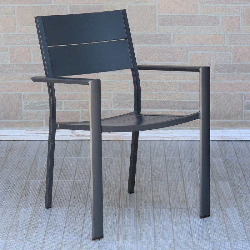 Ensemble de 2 chaises de patio en aluminium Rafael
