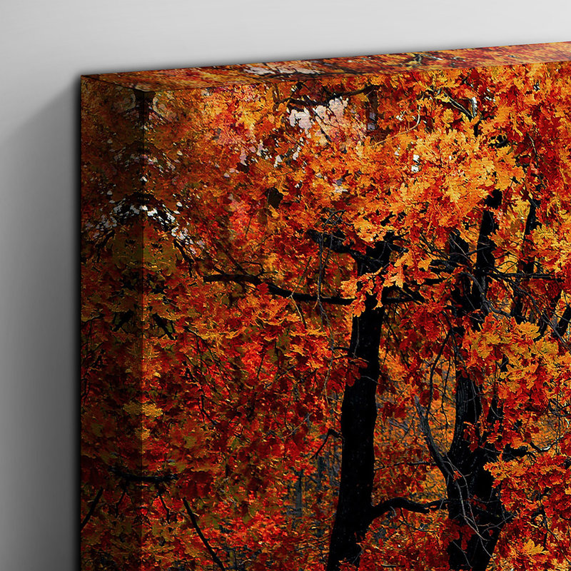 Fall Woofland Forest - Wall Art, 70cm H x 100cm W