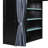 Pedersen Wooden Loft Bed with Wardrobe, Shelves, Blackout Curtains & RGB Lights-120886843