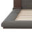 Floor Upholstered Platform Bed With Extended Wood Headboard & Bedside Shelf-1611474520