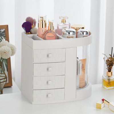 Leteshia Plastic Makeup Organizer