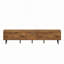 Meuble télé 78 po pour téléviseur 85 75 65 po, consoles télé pour salon, centre de divertissement avec meuble télé en bois et rangement