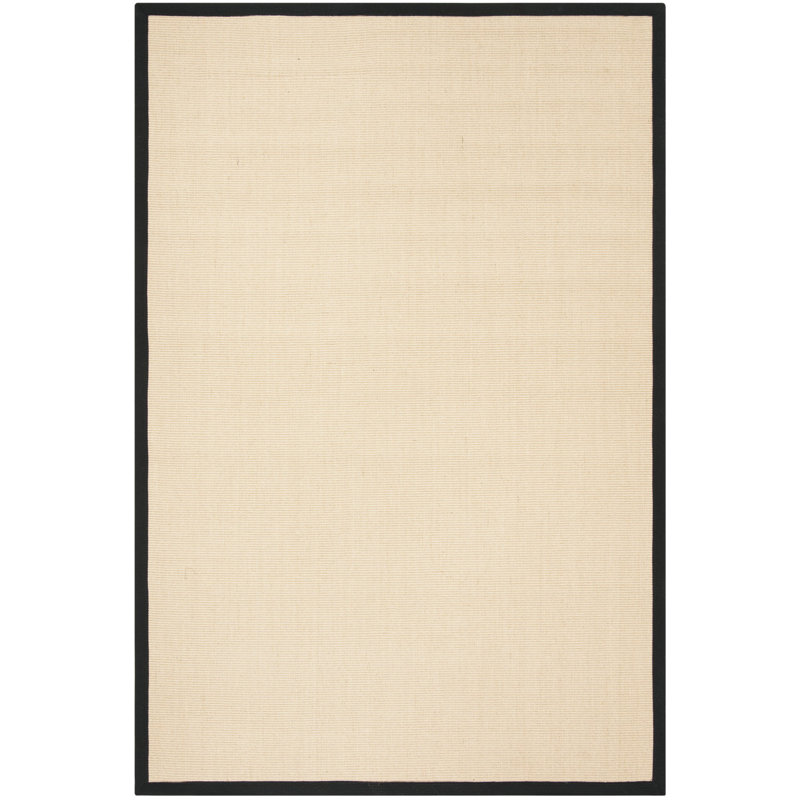 Tapis beige/noir Cayman, Rectangle 6 pi x 9 pi