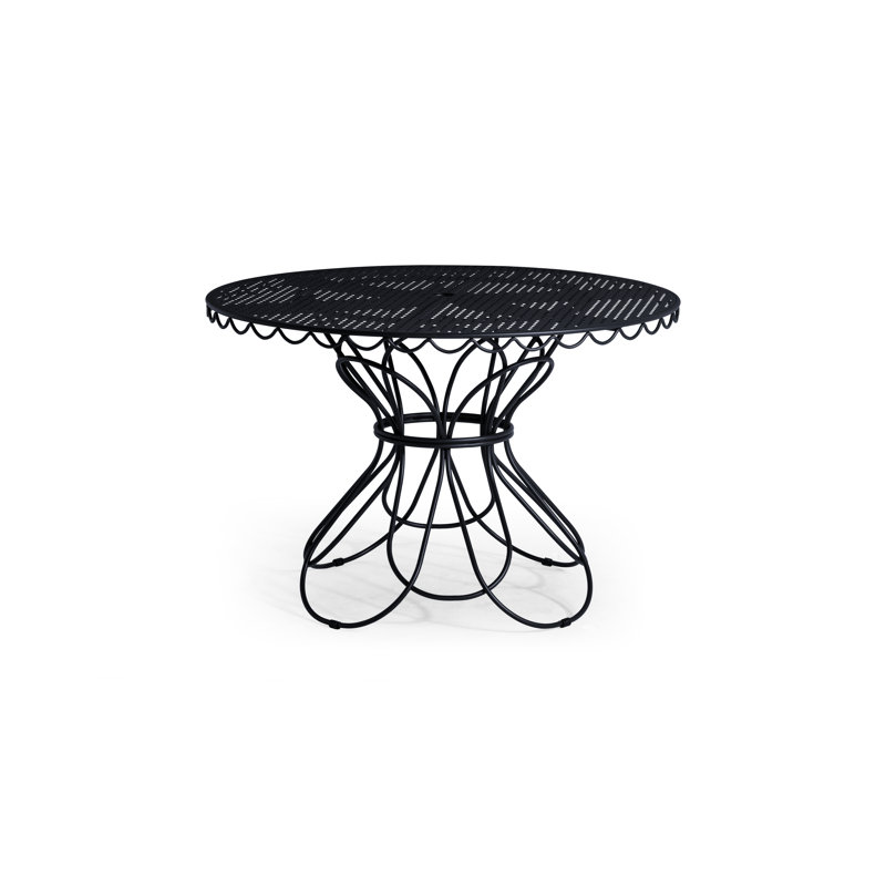 Outdoor Dining Table, Black