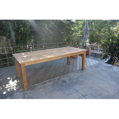Colbye Teak Solid Wood Dining Table