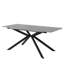 Extendable Dining Table Black With Desktop-370463816