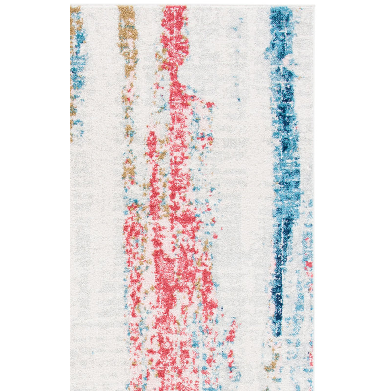 Asael Performance Abstract Rug, Rectangle 9' x 12'